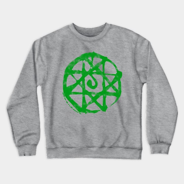 Alphonse seal green Crewneck Sweatshirt by Wyrneck